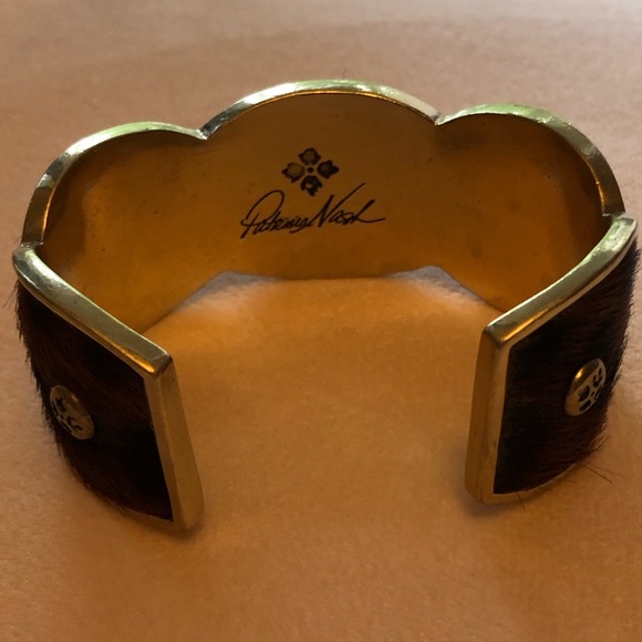 Patricia Nash - Elisabetta Leopard Leather Inset Cuff - M/L - Picture 6 of 7